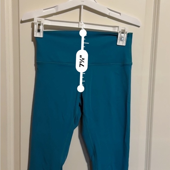 Blue High-Waisted Athletic Leggings Girls Size S/M - Picture 5 of 7